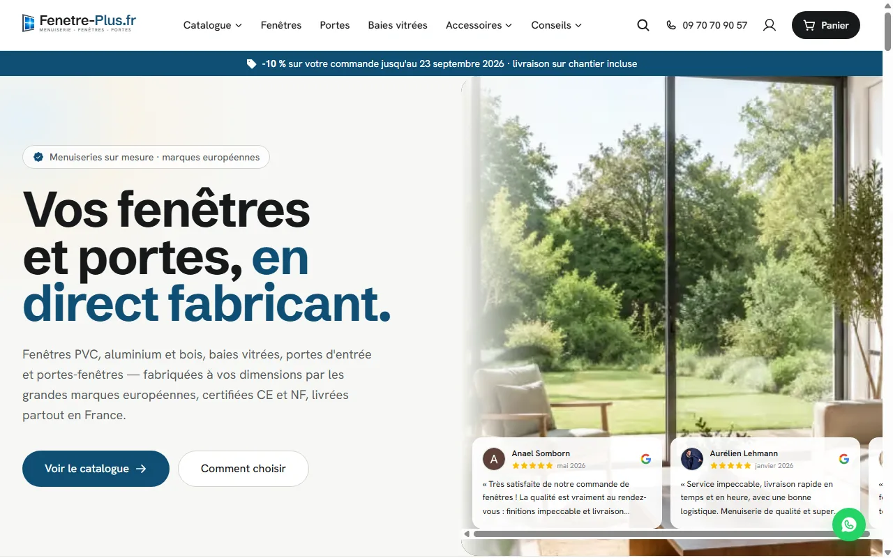 Fenêtre Plus