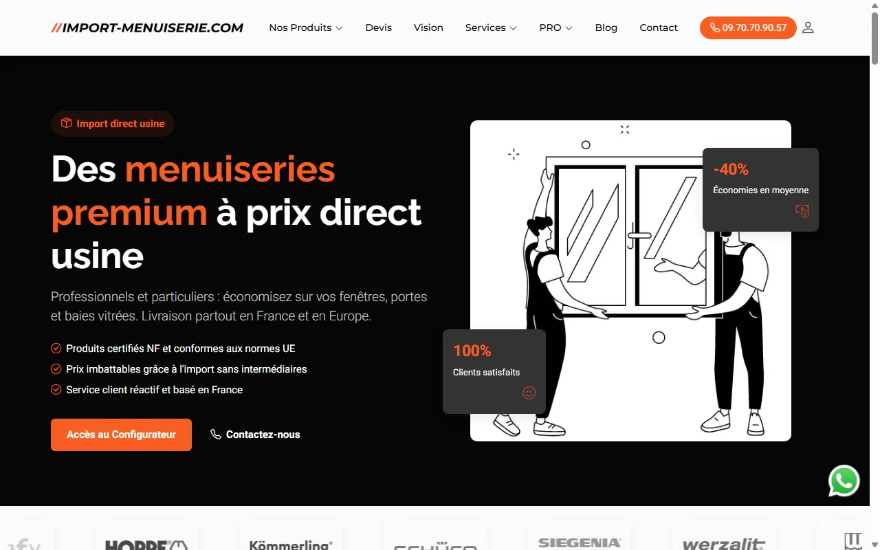 Import Menuiserie